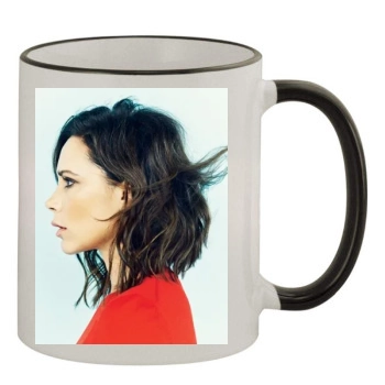 Victoria Beckham 11oz Colored Rim & Handle Mug