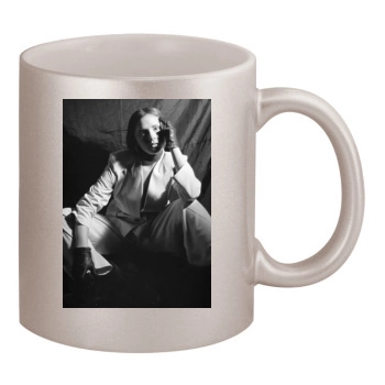 Victoria Beckham 11oz Metallic Silver Mug