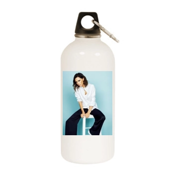 Victoria Beckham White Water Bottle With Carabiner