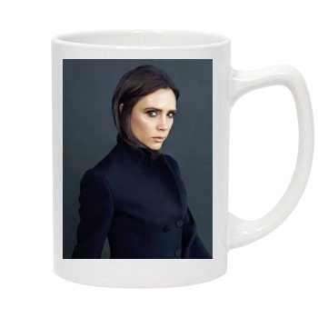 Victoria Beckham 14oz White Statesman Mug