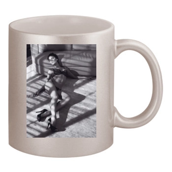 Victoria Beckham 11oz Metallic Silver Mug