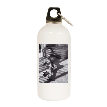 Victoria Beckham White Water Bottle With Carabiner