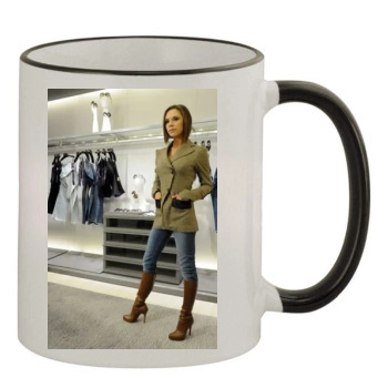 Victoria Beckham 11oz Colored Rim & Handle Mug