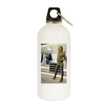 Victoria Beckham White Water Bottle With Carabiner