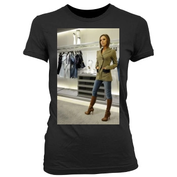 Victoria Beckham Women's Junior Cut Crewneck T-Shirt