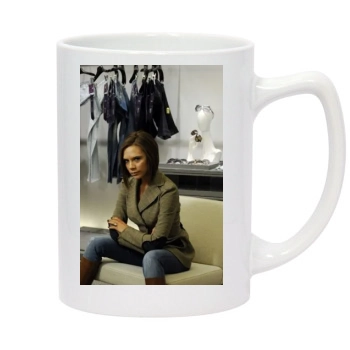 Victoria Beckham 14oz White Statesman Mug