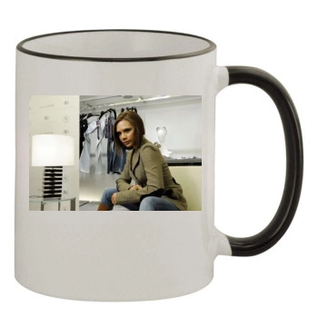 Victoria Beckham 11oz Colored Rim & Handle Mug