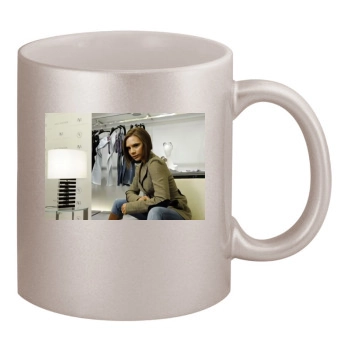 Victoria Beckham 11oz Metallic Silver Mug