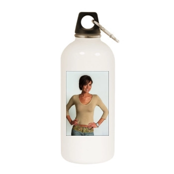 Victoria Beckham White Water Bottle With Carabiner