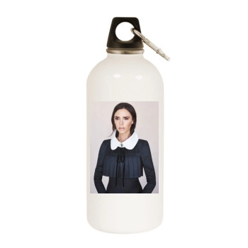 Victoria Beckham White Water Bottle With Carabiner