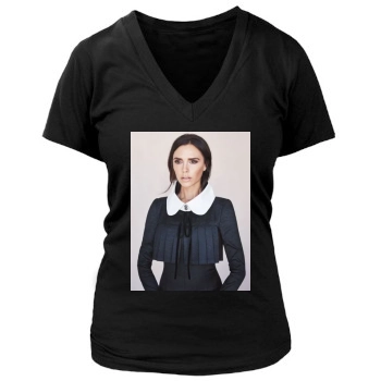 Victoria Beckham Women's Deep V-Neck TShirt