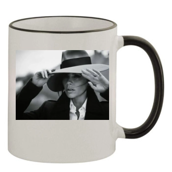 Victoria Beckham 11oz Colored Rim & Handle Mug