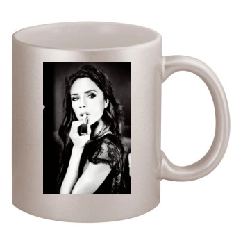 Victoria Beckham 11oz Metallic Silver Mug