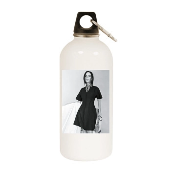 Victoria Beckham White Water Bottle With Carabiner