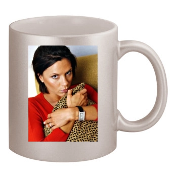 Victoria Beckham 11oz Metallic Silver Mug