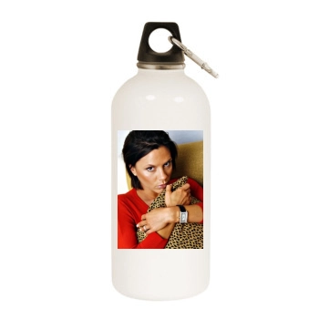 Victoria Beckham White Water Bottle With Carabiner