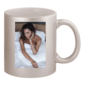 Victoria Beckham 11oz Metallic Silver Mug