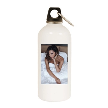 Victoria Beckham White Water Bottle With Carabiner