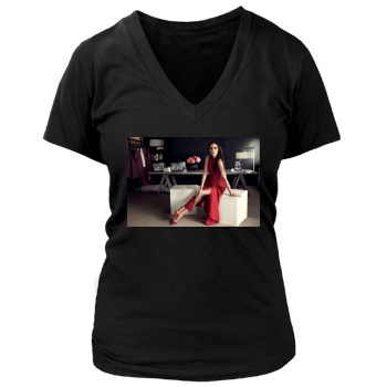 Victoria Beckham Women's Deep V-Neck TShirt