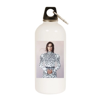 Victoria Beckham White Water Bottle With Carabiner