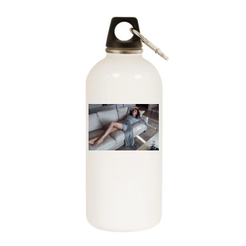 Victoria Beckham White Water Bottle With Carabiner