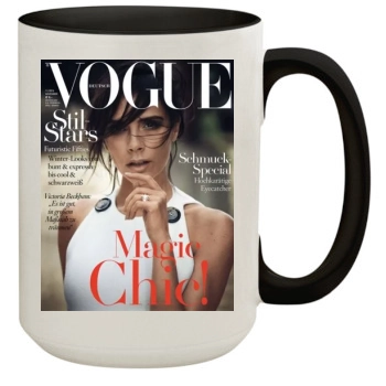 Victoria Beckham 15oz Colored Inner & Handle Mug