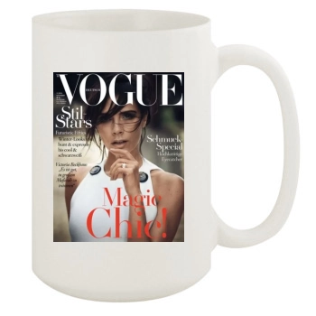 Victoria Beckham 15oz White Mug