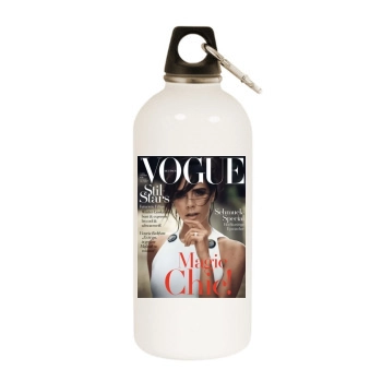 Victoria Beckham White Water Bottle With Carabiner