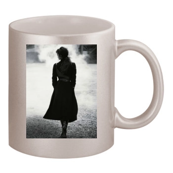 Victoria Beckham 11oz Metallic Silver Mug