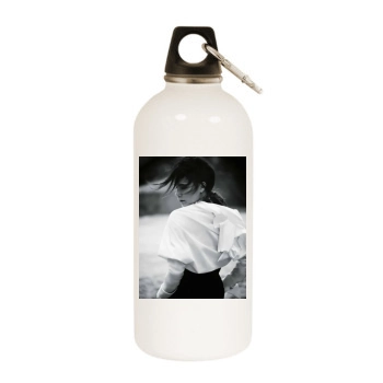 Victoria Beckham White Water Bottle With Carabiner