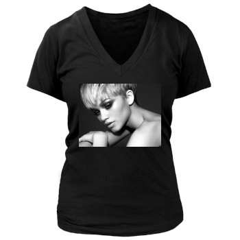 Zendaya Coleman Women's Deep V-Neck TShirt