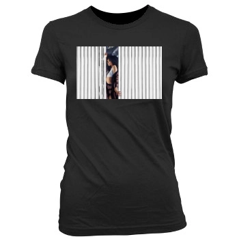 Zendaya Coleman Women's Junior Cut Crewneck T-Shirt