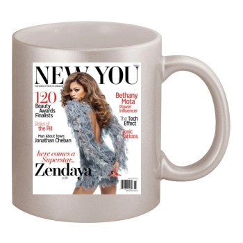 Zendaya Coleman 11oz Metallic Silver Mug