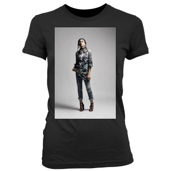 Zendaya Coleman Women's Junior Cut Crewneck T-Shirt