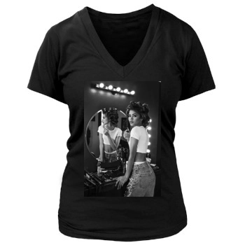 Zendaya Coleman Women's Deep V-Neck TShirt