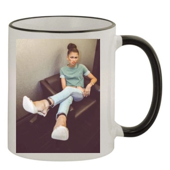 Zendaya Coleman 11oz Colored Rim & Handle Mug