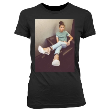 Zendaya Coleman Women's Junior Cut Crewneck T-Shirt