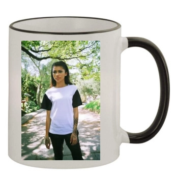 Zendaya Coleman 11oz Colored Rim & Handle Mug