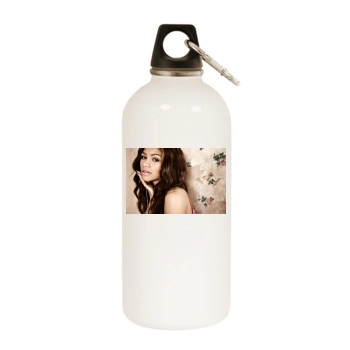 Zendaya Coleman White Water Bottle With Carabiner