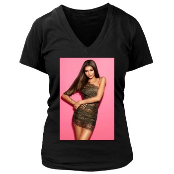 Zendaya Coleman Women's Deep V-Neck TShirt