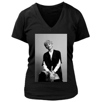 Zendaya Coleman Women's Deep V-Neck TShirt