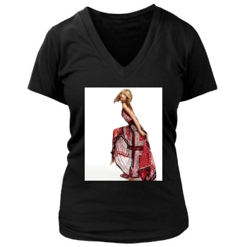 Zendaya Coleman Women's Deep V-Neck TShirt