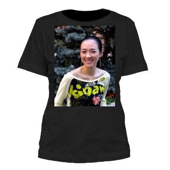 Zhang Ziyi Women's Cut T-Shirt