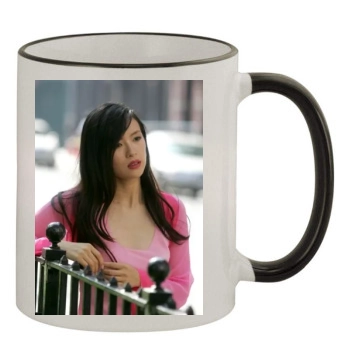 Zhang Ziyi 11oz Colored Rim & Handle Mug