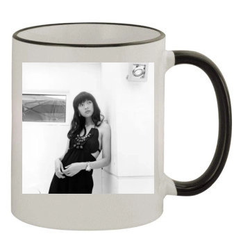 Zhang Ziyi 11oz Colored Rim & Handle Mug