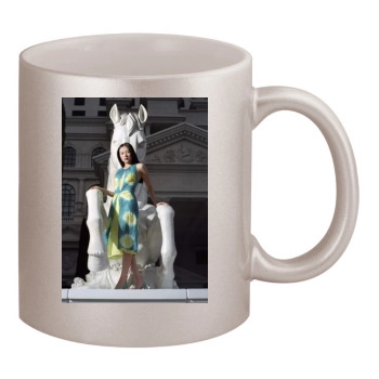 Zhang Ziyi 11oz Metallic Silver Mug