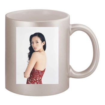 Zhang Ziyi 11oz Metallic Silver Mug