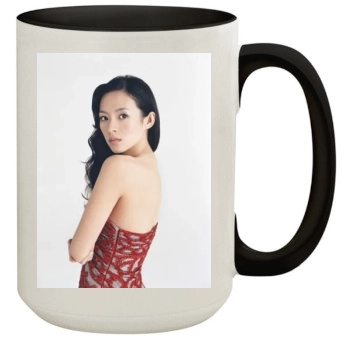 Zhang Ziyi 15oz Colored Inner & Handle Mug