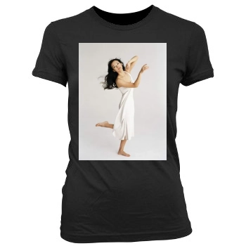 Zhang Ziyi Women's Junior Cut Crewneck T-Shirt