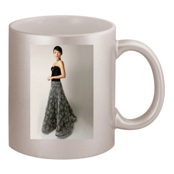 Zhang Ziyi 11oz Metallic Silver Mug